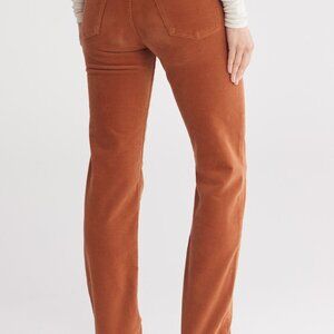 AG Alexxis Copper High Waist Straight Leg Corduroy Jeans Waist 29" x Insea, 31"